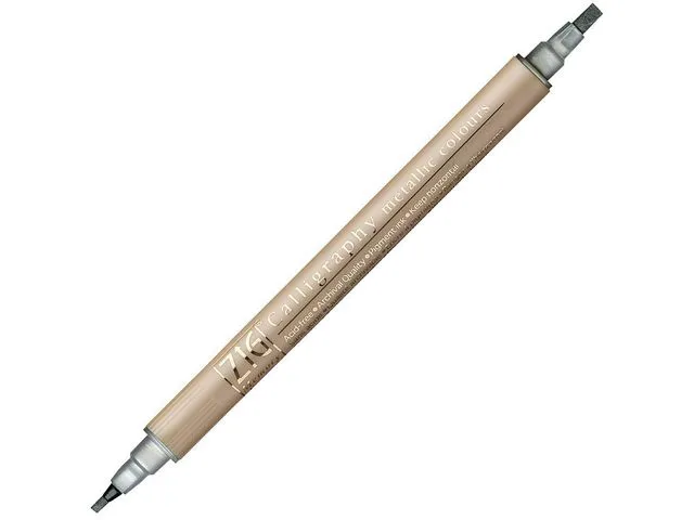 Alternativ bild 0 för ZIG Calligraphy Metallic MS-8400 silver
