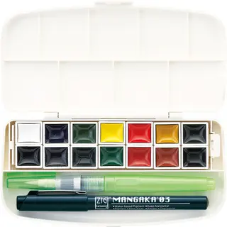 Produktfoto för ZIG Kuretake Transparent Watercolor Set x 14