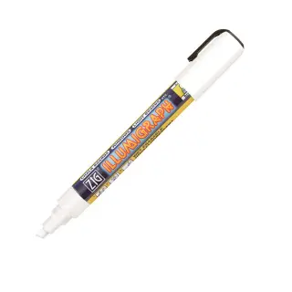 Produktfoto för ZIG Märkpenna ZIG Illumigraph B 6mm vit