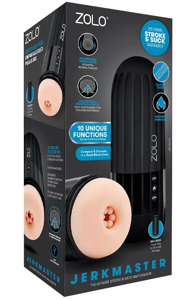 Bild 1 för Zolo Jerkmaster Stroke & Suck Masturbator Masturbator