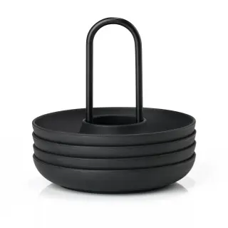 Produktfoto för Zone Äggkopp med hållare, Svart - 4 st
