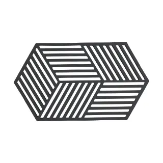 Produktfoto för Zone Denmark Hexagon grytunderlägg stor Black