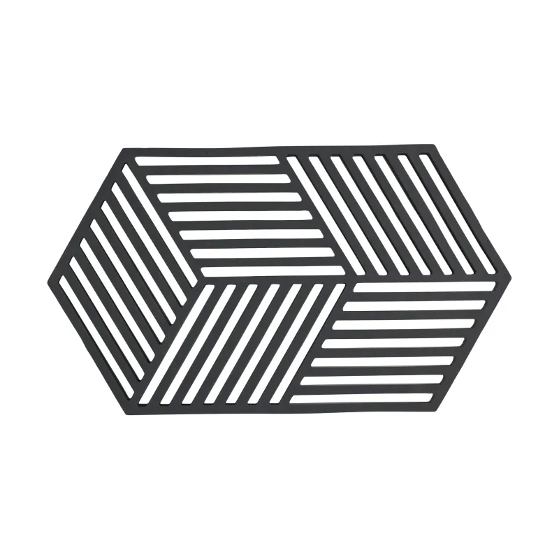 Alternativ bild 0 för Zone Denmark Hexagon grytunderlägg stor Black