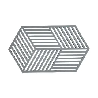 Produktfoto för Zone Denmark Hexagon grytunderlägg stor Cool Grey
