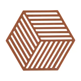 Produktfoto för Zone Denmark Hexagon grytunderlägg Terracotta