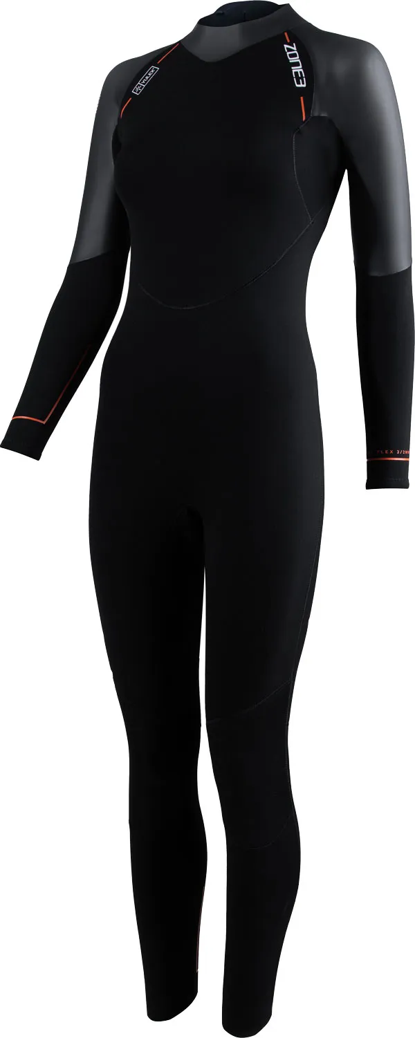 Bild 1 för Zone3 Active-Flex Wetsuit W Våtdräkt Black/Orange, SL
