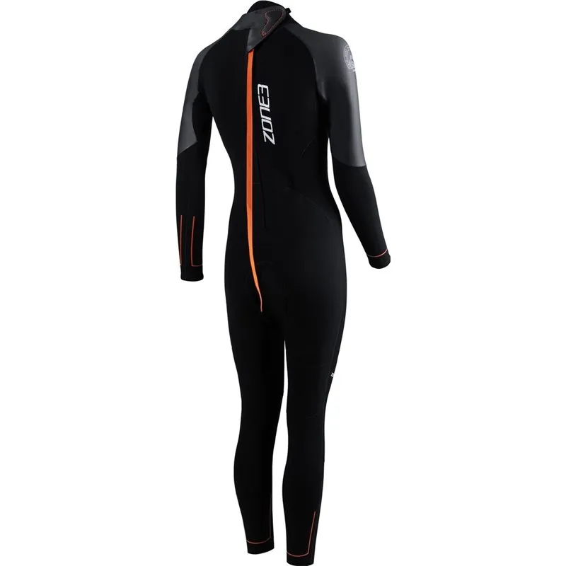 Bild 2 för Zone3 Active-Flex Wetsuit W Våtdräkt Black/Orange, SL