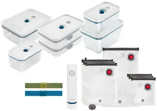Produktfoto för ZWILLING 36815-016-0, Blå, Vit, Vakuumförsegling, Knappar, Bisfenol A (BPA), 1100 ml, Plast