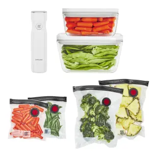 Produktfoto för Zwilling Fresh & Save vakuum startset 7 delar, glas