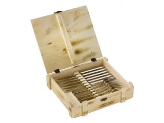 Produktfoto för Zwilling Grillbestick Rostfri i 12 delar i Trälåda