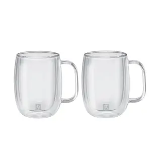 Produktfoto för Zwilling Sorrento Kaffeglas med handtag, 2- pack, 355 ml