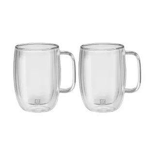 Produktfoto för Zwilling Sorrento Latteglas med handtag, 2- pack, 450 ml