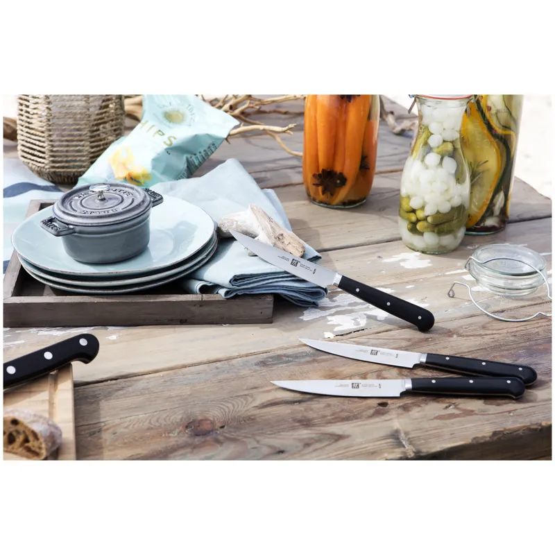 Bild 4 för Zwilling Twin Steak Set 4 st Knivar med Slät Slipbar Egg