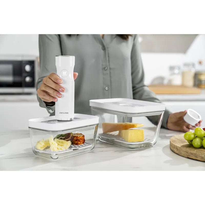 Bild 5 för Zwilling Zwilling droppbricka till vakuumlådor M/L 2-pack Vit