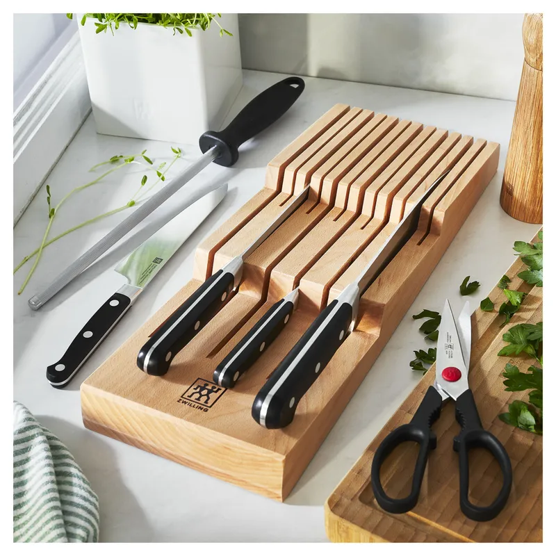 Bild 4 för Zwilling Zwilling knivförvaring 41x15,5x4,8 cm Bokträ