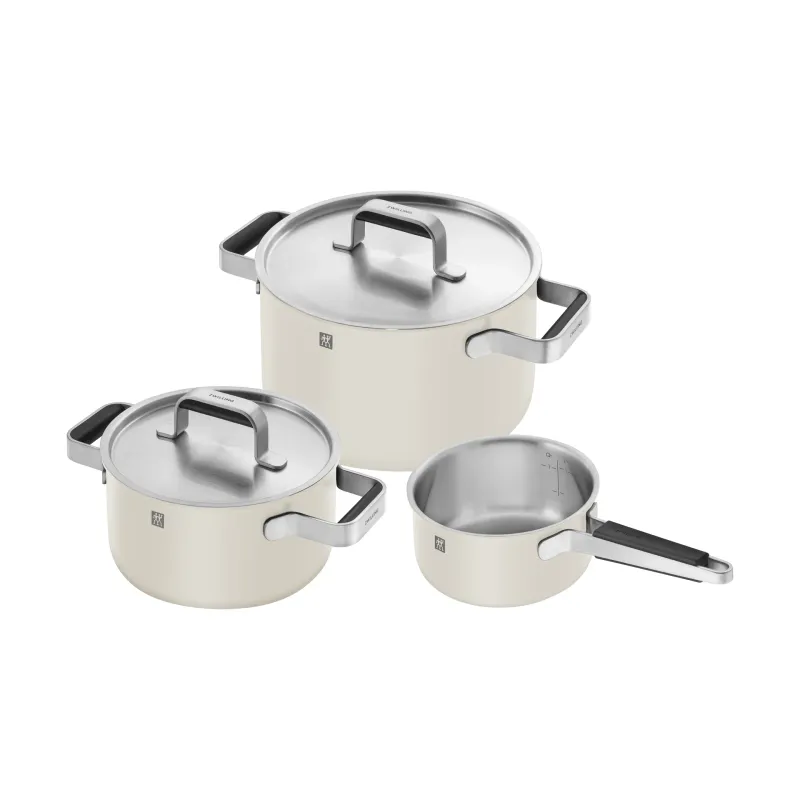 Alternativ bild 0 för Zwilling Zwilling Pure kastrullset 5 delar Elfenbensvit