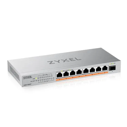 Alternativ bild 0 för ZyXEL XMG-100 Series XMG-108HP - switch - unmanaged - 8 ports - unmanaged