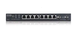 Produktfoto för Zyxel XMG1915 Series XMG1915-10E - Switch - hanterat, NebulaFLEX-moln - L3 Lite - smart - 8 x 100/1000/2.5G + 2 x Gigabit SFP / 10 Gigabit SFP+ - rackmonterbar