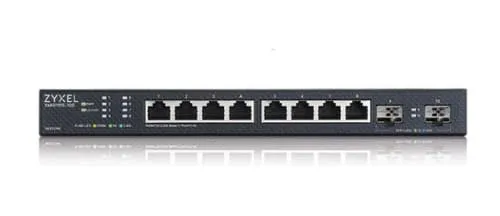 Alternativ bild 0 för Zyxel XMG1915 Series XMG1915-10E - Switch - hanterat, NebulaFLEX-moln - L3 Lite - smart - 8 x 100/1000/2.5G + 2 x Gigabit SFP / 10 Gigabit SFP+ - rackmonterbar